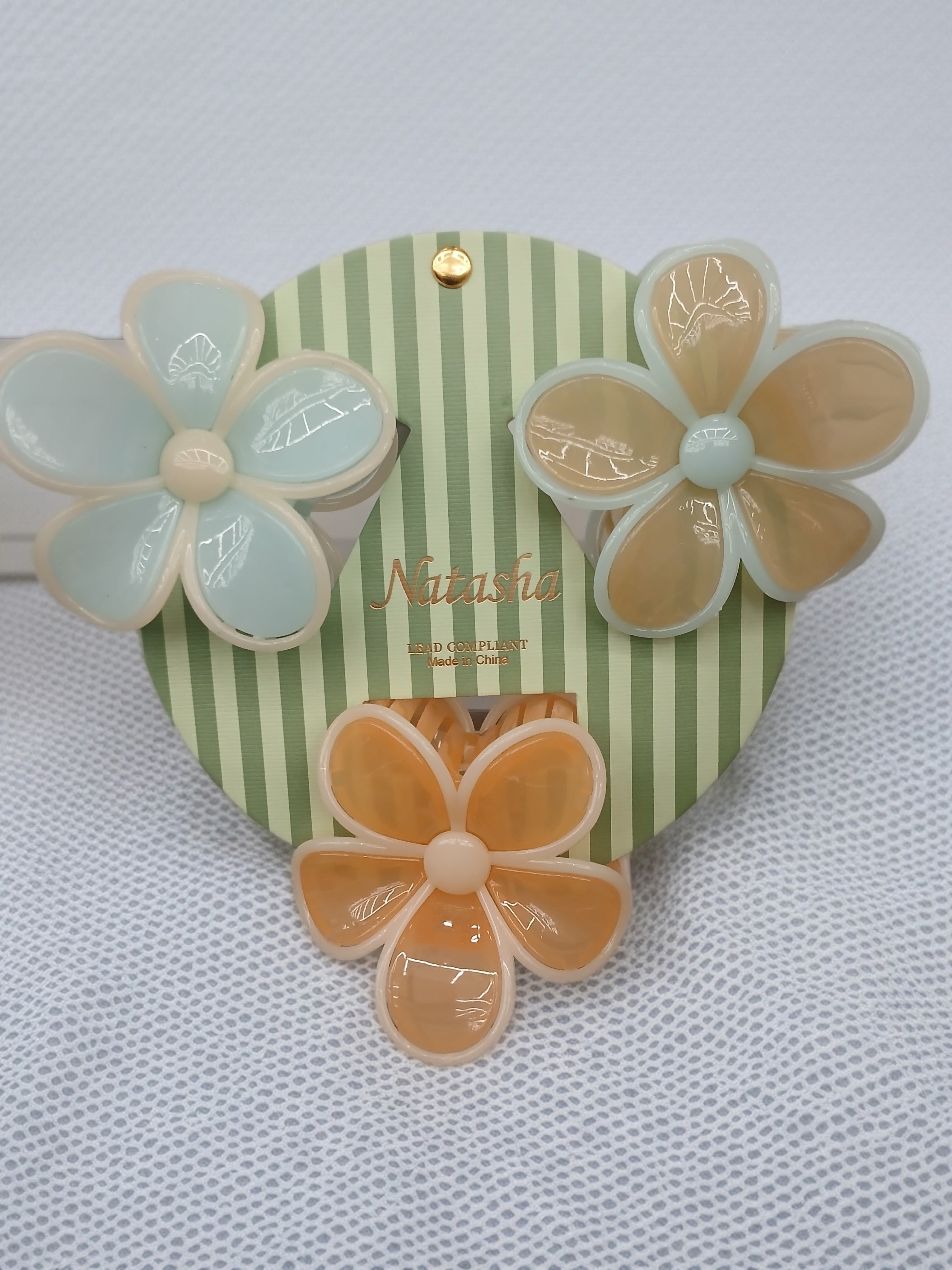Natasha 3 pk hair-clips