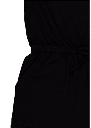 Girls play jump suit black