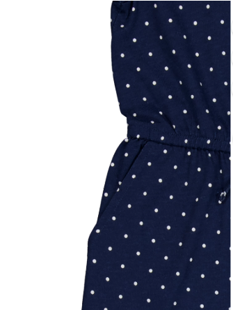 Girls blue play jumpsuit