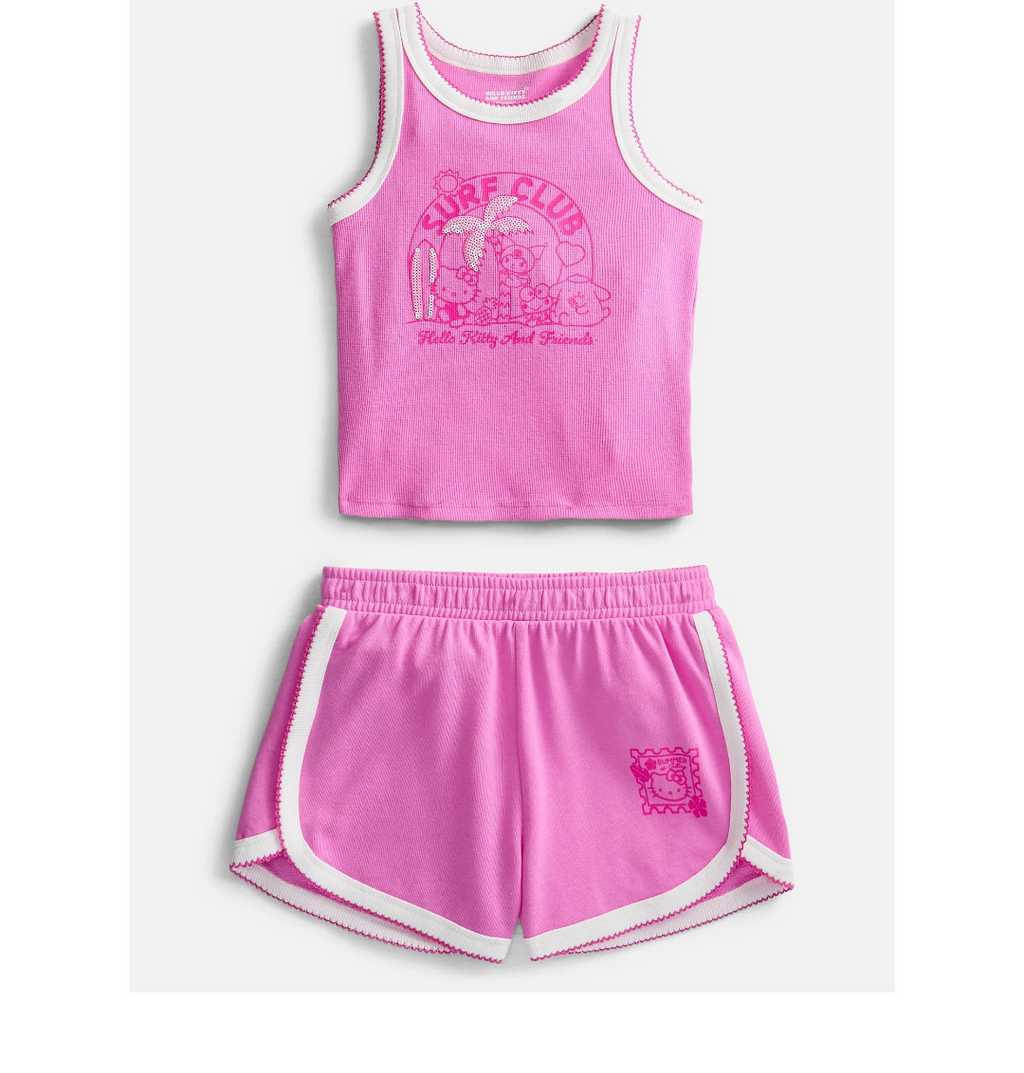 Hello Kitty girls graphic 2 piece set