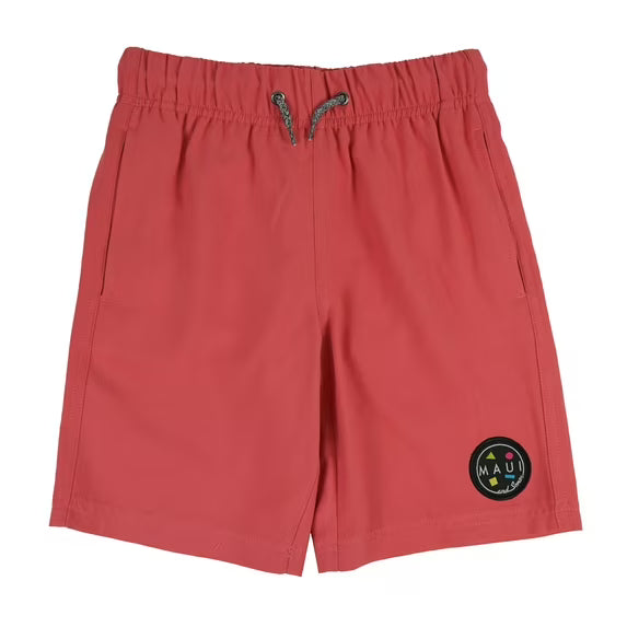 Maui and Sons Boys Swim Shorts, Aggro Twist Graphic Trunks