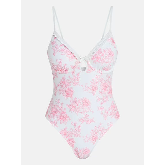 Underwire One-Piece Swimsuit, Women