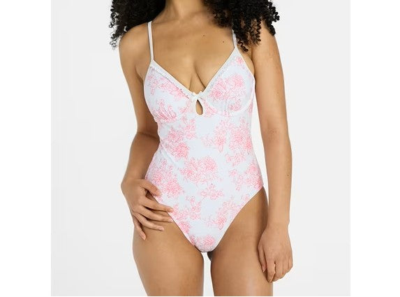 Underwire One-Piece Swimsuit, Women