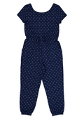 Girls blue play jumpsuit