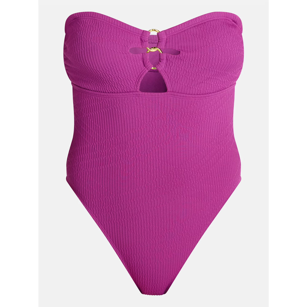 One piece cut-out bathing suit
