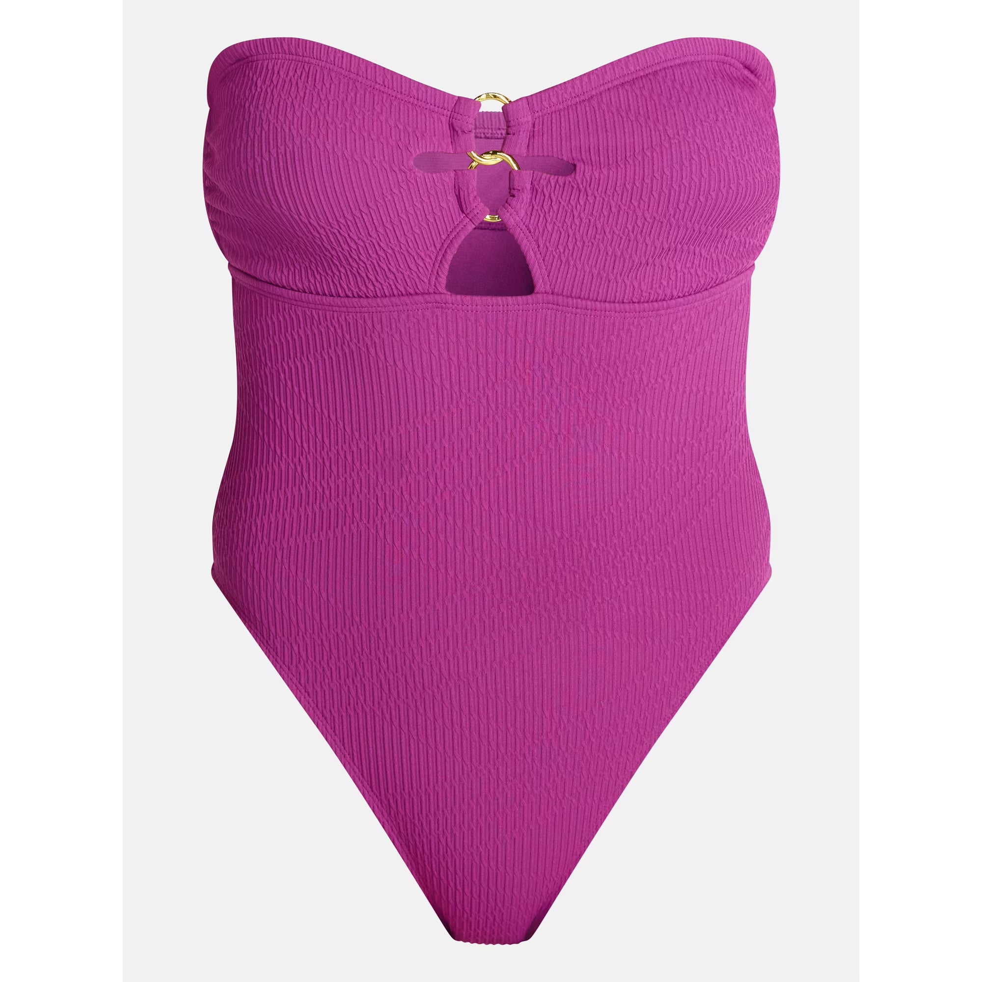 One piece cut-out bathing suit